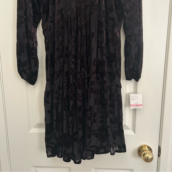 Taylor Velvet Burnout Mini Dress | Size 10 - Picture 5 of 7